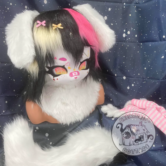 Cute Dog Mini Partial Cosplay Pre-Made Fursuit