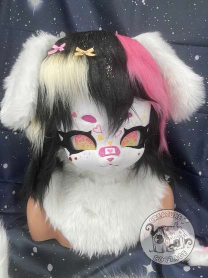 Cute Dog Mini Partial Cosplay Pre-Made Fursuit