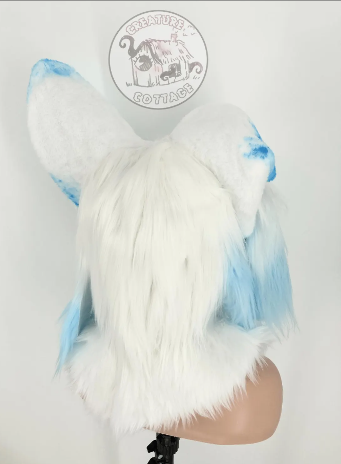 Fursuit Kig Head Blue Dog Pre-Made